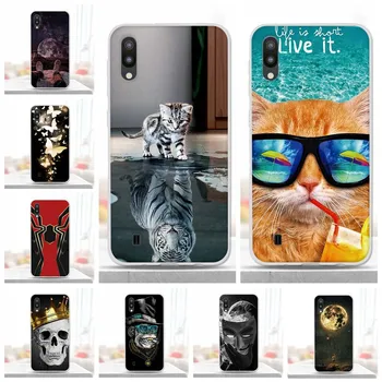 

Silicone Case sFor Samsung M10 Cover Black For TPU Samsung Galaxy M10 Capa M 10 2019 Back Protector Phone Case M105F Bumper Case