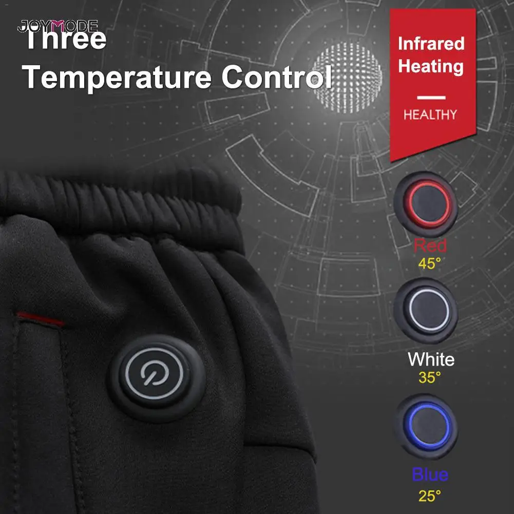 Pantalones de calefacción de invierno para hombre y mujer para senderismo al aire libre pantalones