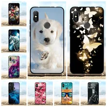 For Xiaomi Redmi Note 6 Cover Soft TPU Silicone For Xiaomi Redmi Note 6 Pro Case Lion Patterned For Redmi Note 6 Pro Coque Bag