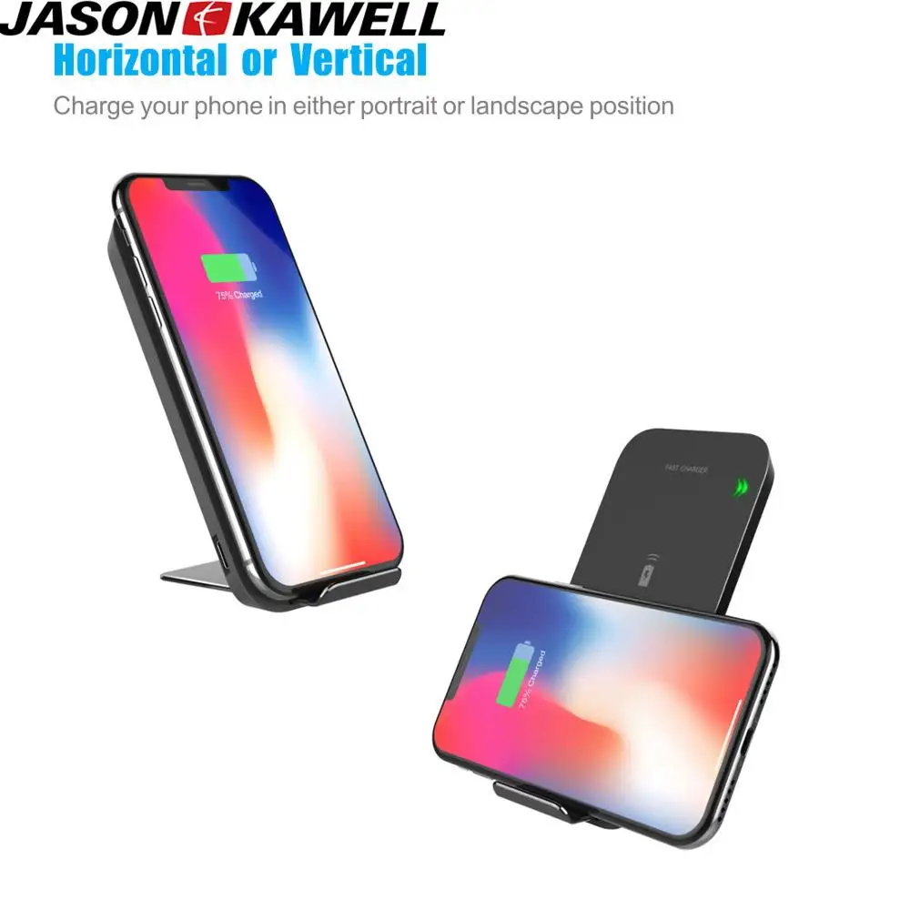 100pcs 10W Qi Wireless Charger For iPhone XS 11 Pro Max Samsung S10 Xiaomi Mi 9Fast Wirless Charging Pad Dock Station for HUAWEI