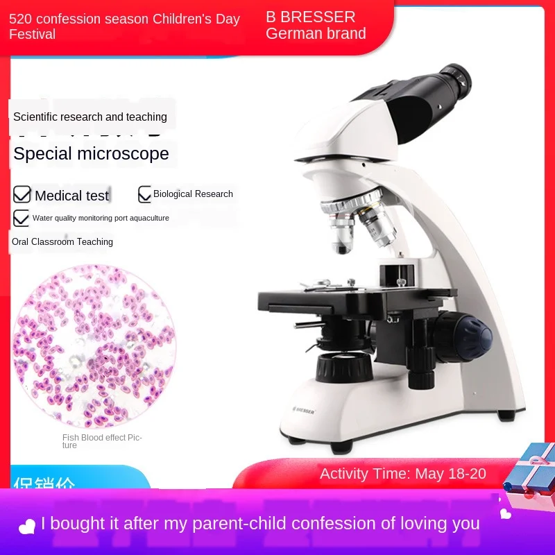 

Professional Biological Optical Microscope Research Double Trinocular Science