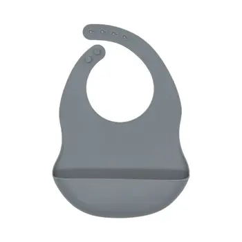 

Soft Silicone Baby Bibs Waterproof Newborn Feeding Saliva Towel Adjustable Burp
