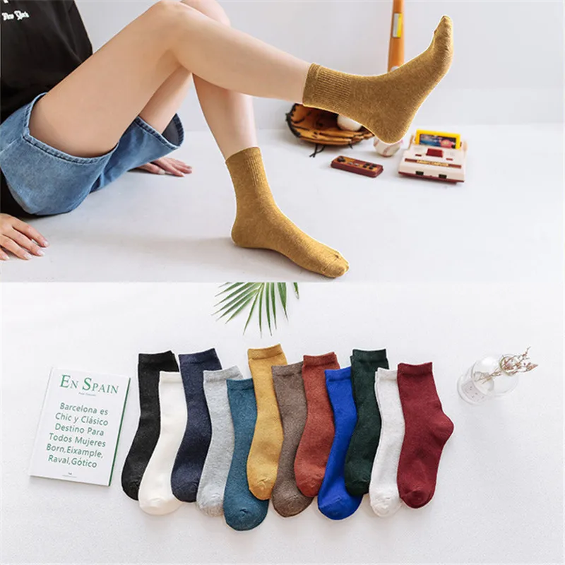 Носки женские новогодние подарки носочки socks harajuku теплые короткие набор носков милые год модные подарки на год хлопок зимние распродажа однотонные art подарочные красивые эластичность популярный