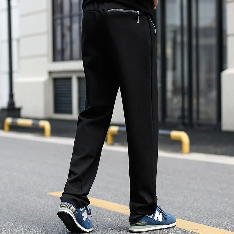 Big Tall Men Pants 2022 Oversize Zipper 