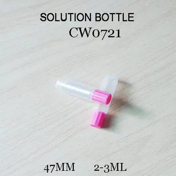 

Portable small PP Makeup Water Travel Box Mini Plastic 2-3ml Size Contact Lens Solution Bottel CW0721