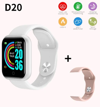 

D20 Bluetooth Smart Watches Men Waterproof Sport Fitness Tracker Smart Bracelet Blood Pressure Heart Rate Monitor Y68 Smartwatch