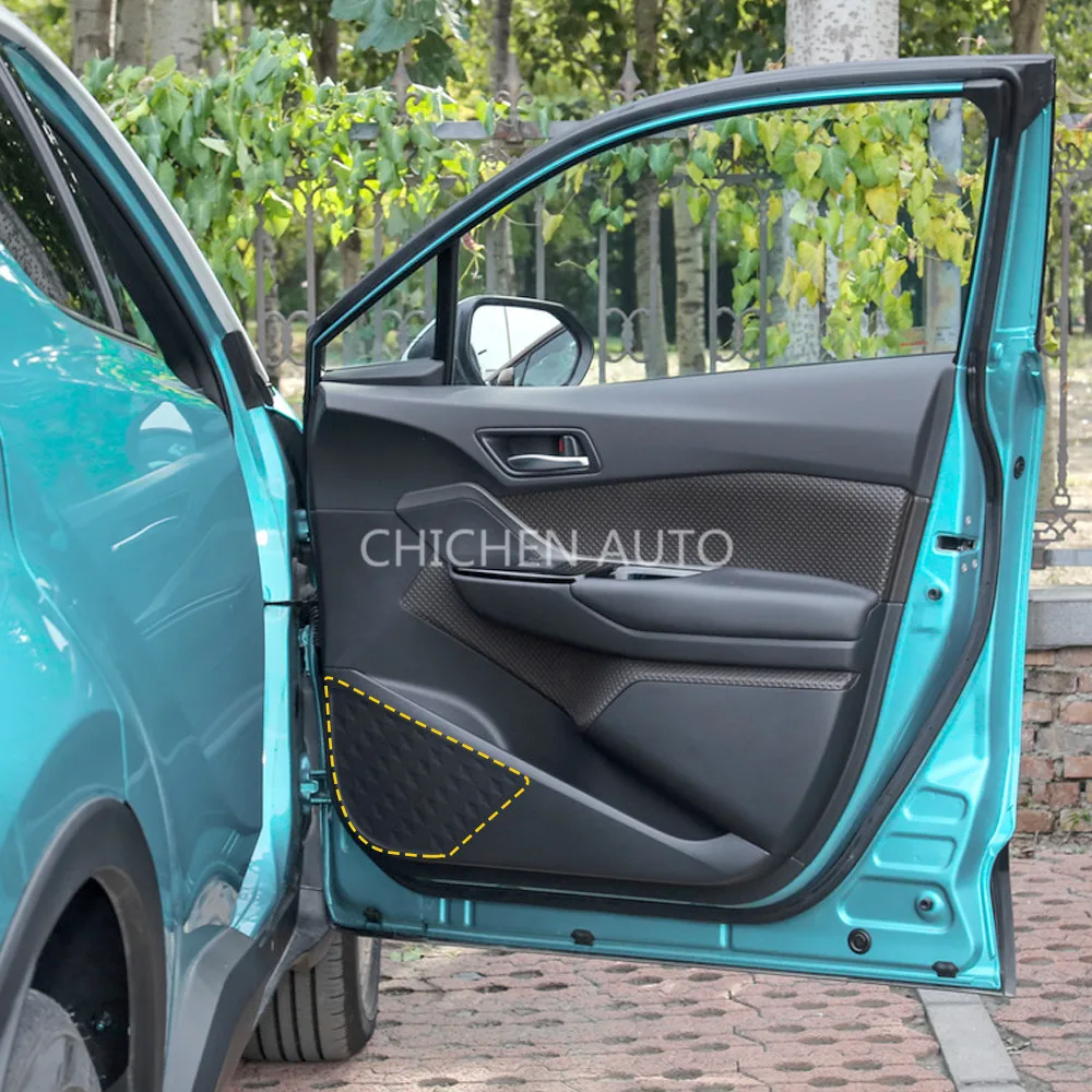 Для Toyota C-HR- автомобильный Стайлинг Дверь ворота громкий динамик звук хромированный динамик накладка рамка наклейка интерьерные аксессуары