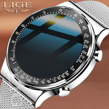 LIGE-reloj inteligente con Bluetooth para hombre, Smartwatch con llamadas, 1GB de ROM, reproductor de música, Fitness, compatible con música, descarga, 2021
