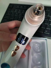 Eliminador de espinillas por calor, aspiradora de poros para nariz, cara, acné, succión, pantalla LCD recargable, herramientas de eliminación de puntos de succión