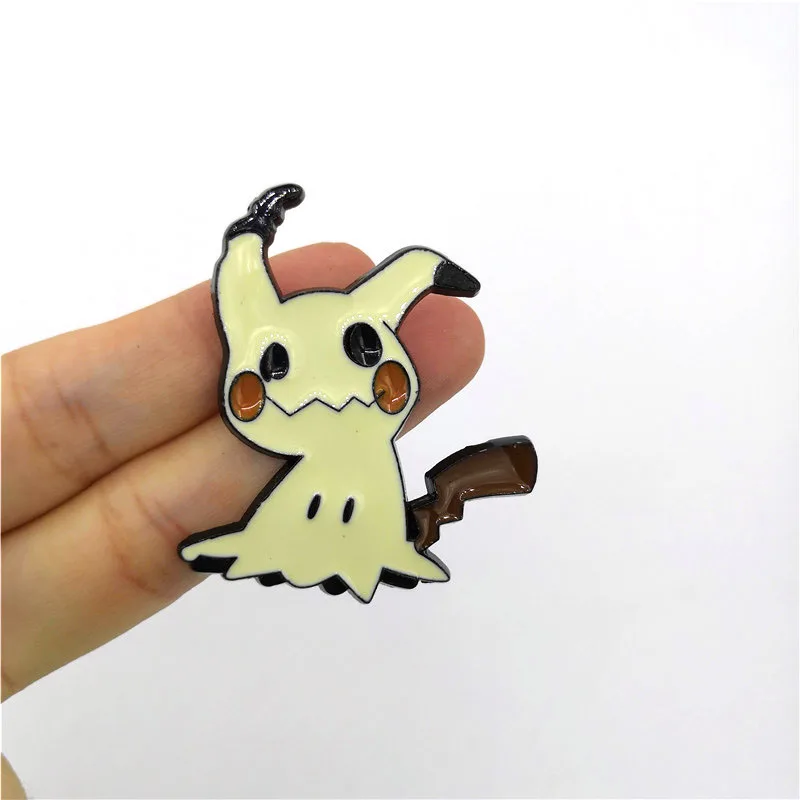 Mimikyu мультфильм Одежда булавки дети мужчины женщины веселый рюкзак Одежда diy украшения эмаль броши значок Воротник Подарок