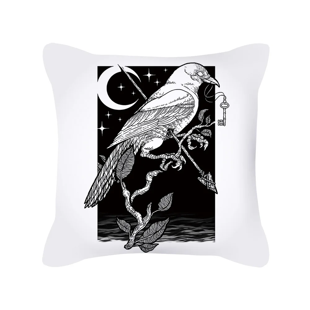 Punk Style Cushion Cover Skull Print Office Sofa Car Pillow Case Home Decor Throw Pillow Cover Outdoor Square Pillowcase45x45cm Punk Style Cushion Cover Skull Print Office Sofa Car Pillow Case Home Decor Throw Pillow Cover Outdoor Square Pillowcase45x45cm