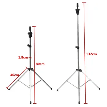 

New Adjustable Tripod Stand Clamp Strong Durable Rotatable Head Retractable Legs Mannequin Head Holder For Hairdressing Clamp Me
