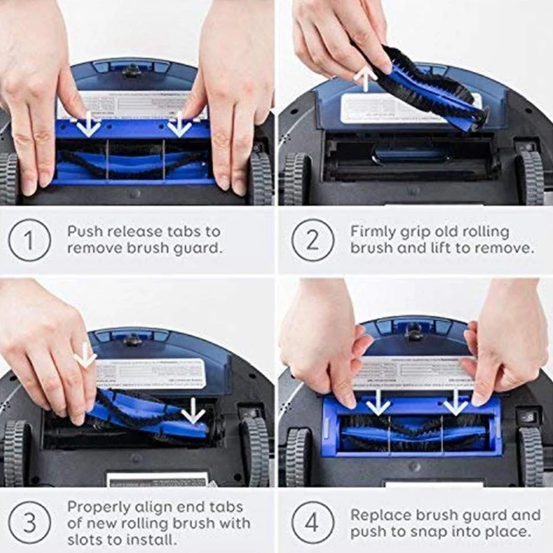 Совместимый для Eufy Robovac Набор для замены Robovac 11S для Robovac 30 для Robovac 30C для Robovac 15C аксессуар, щетка Fil