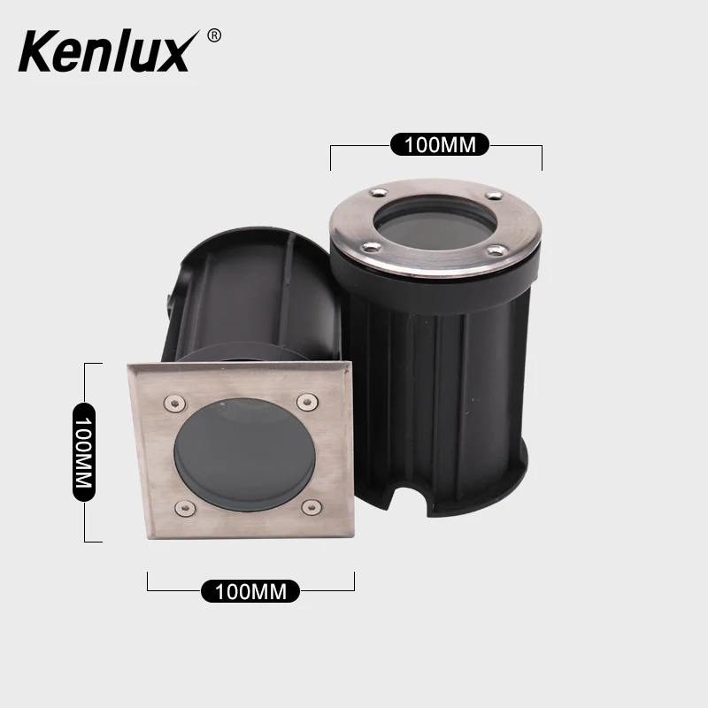 5 шт. оптовая продажа Kenlux квадратный Круглый GU10 лампа для подземного освещения