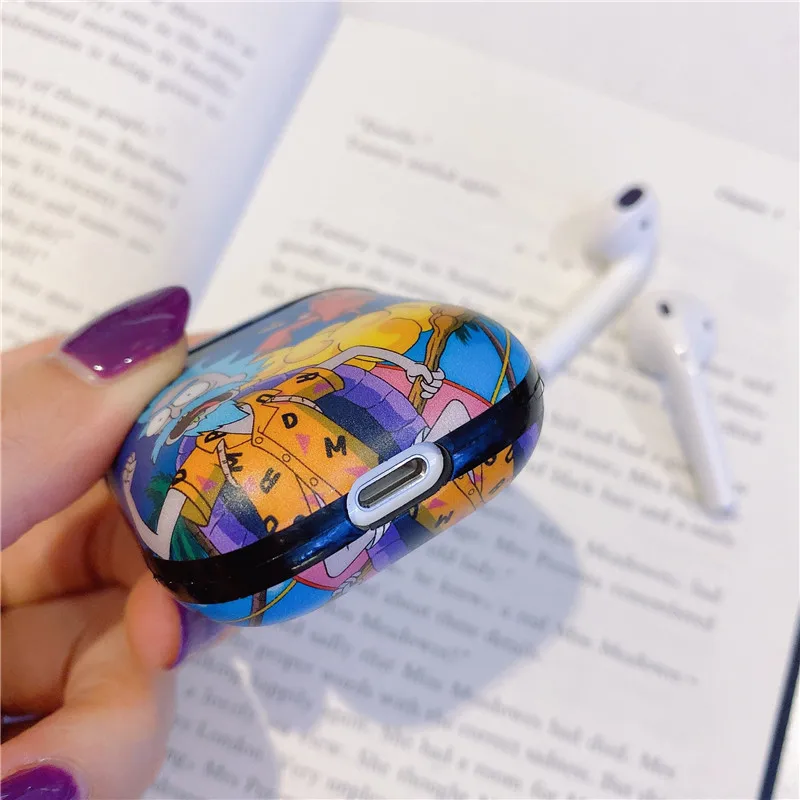 Рик Санчез и Морти Смит кроссовер Dragon Ball чехол для наушников для Apple Airpods 1/2 Мягкий ТПУ защитный чехол для наушников чехол s