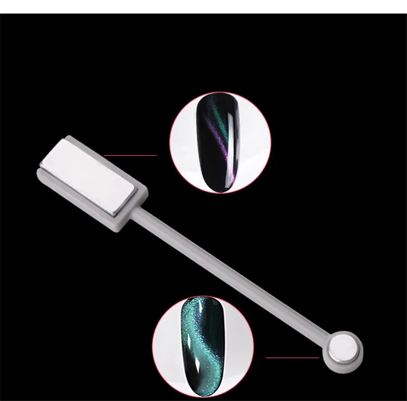 1Pcs Strong Magnetic Stick Nail Tools For Magnetic Gel Nail Polish Need UV Lamp Magnet Pen Magic 3D DIY Phantom Effect Magnetic