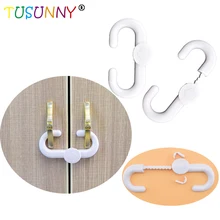 TUSUNNY, 1 шт., безопасный пластиковый ABS замок безопасности для детей, раздвижные двери, ABS замок безопасности для детей, детская защита, безопасность в шкафу, чашка