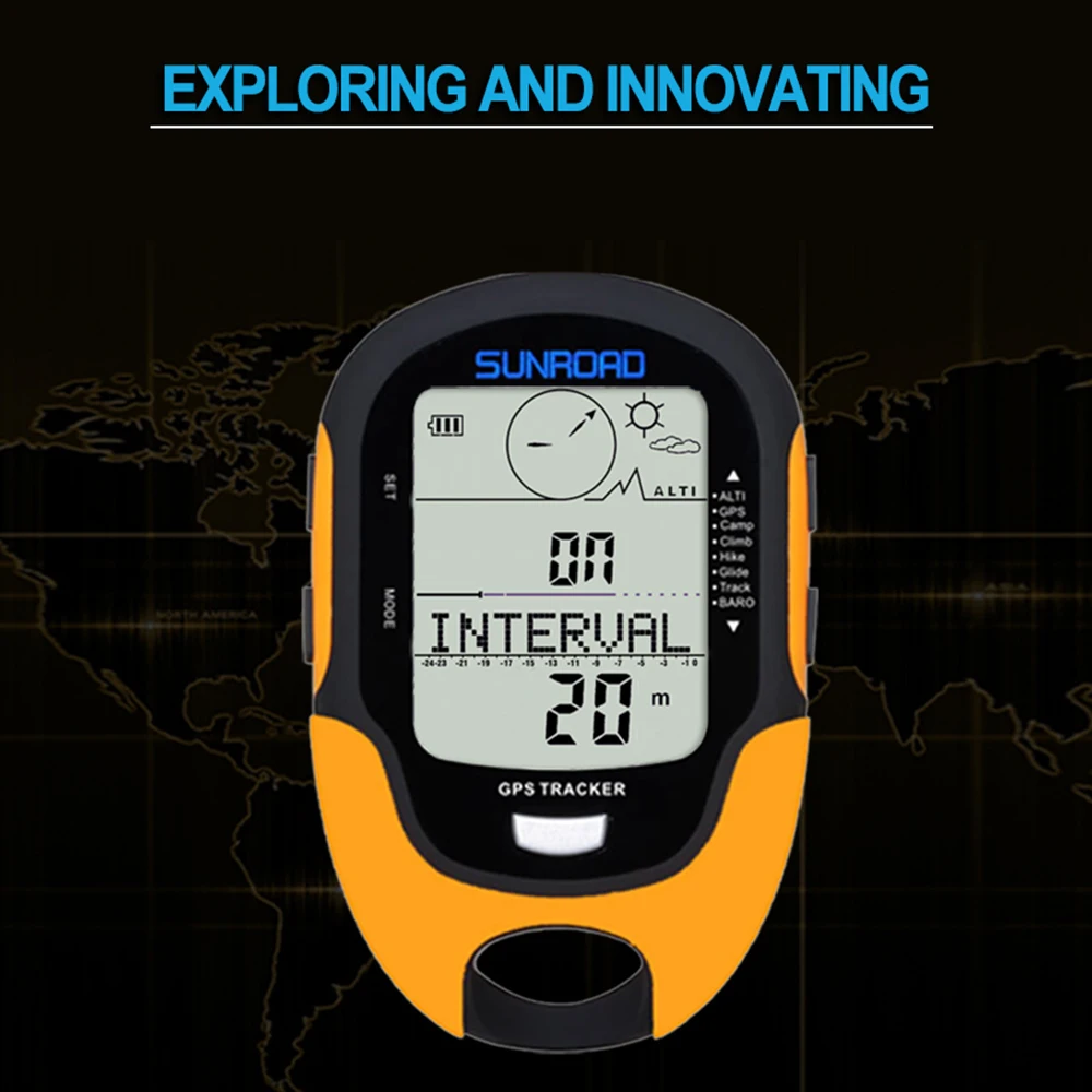 Многофункциональный lcd цифровой gps альтиметр барометр компас Портативный Открытый Кемпинг Туризм Альпинизм Альтиметр С светодиодный фонарь