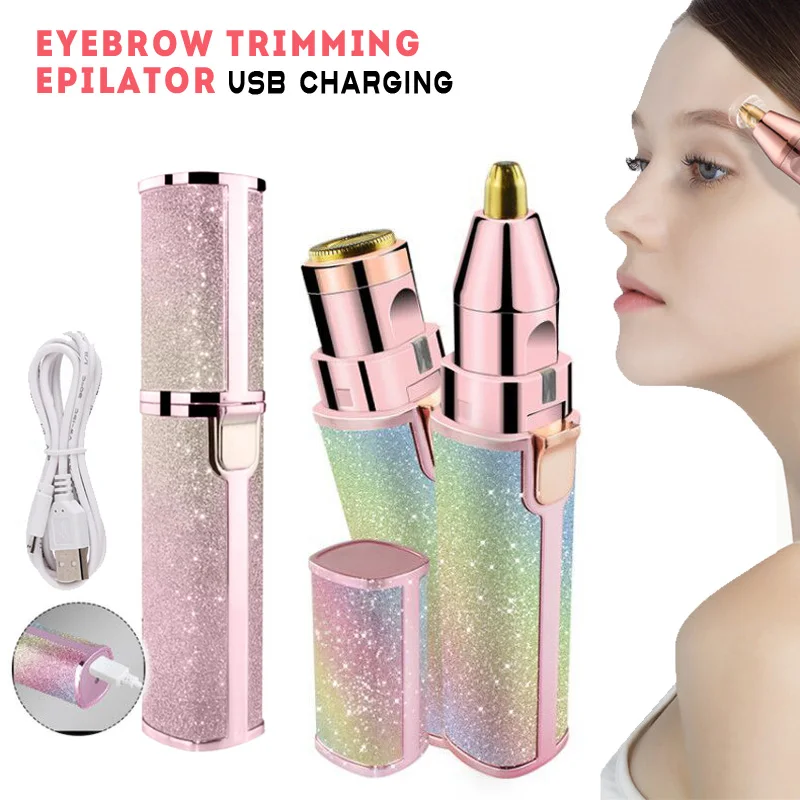 Модный Эпилятор eyebrown penepil удаление ушей носа губ тела волос триммер мини помада