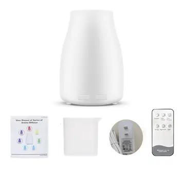 

300ml Mini Air Humidifier Essential Oil Diffuser Aroma Diffuser Mist Maker Humidifier with 7 Color Change LED Light