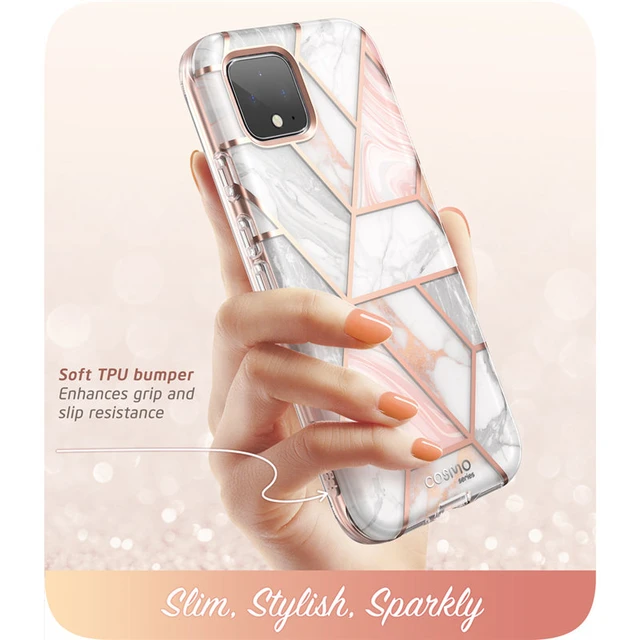 i-Blason Cosmo Pro - Protective case for cell phone - marble pink - for Samsung Galaxy Z Fold4