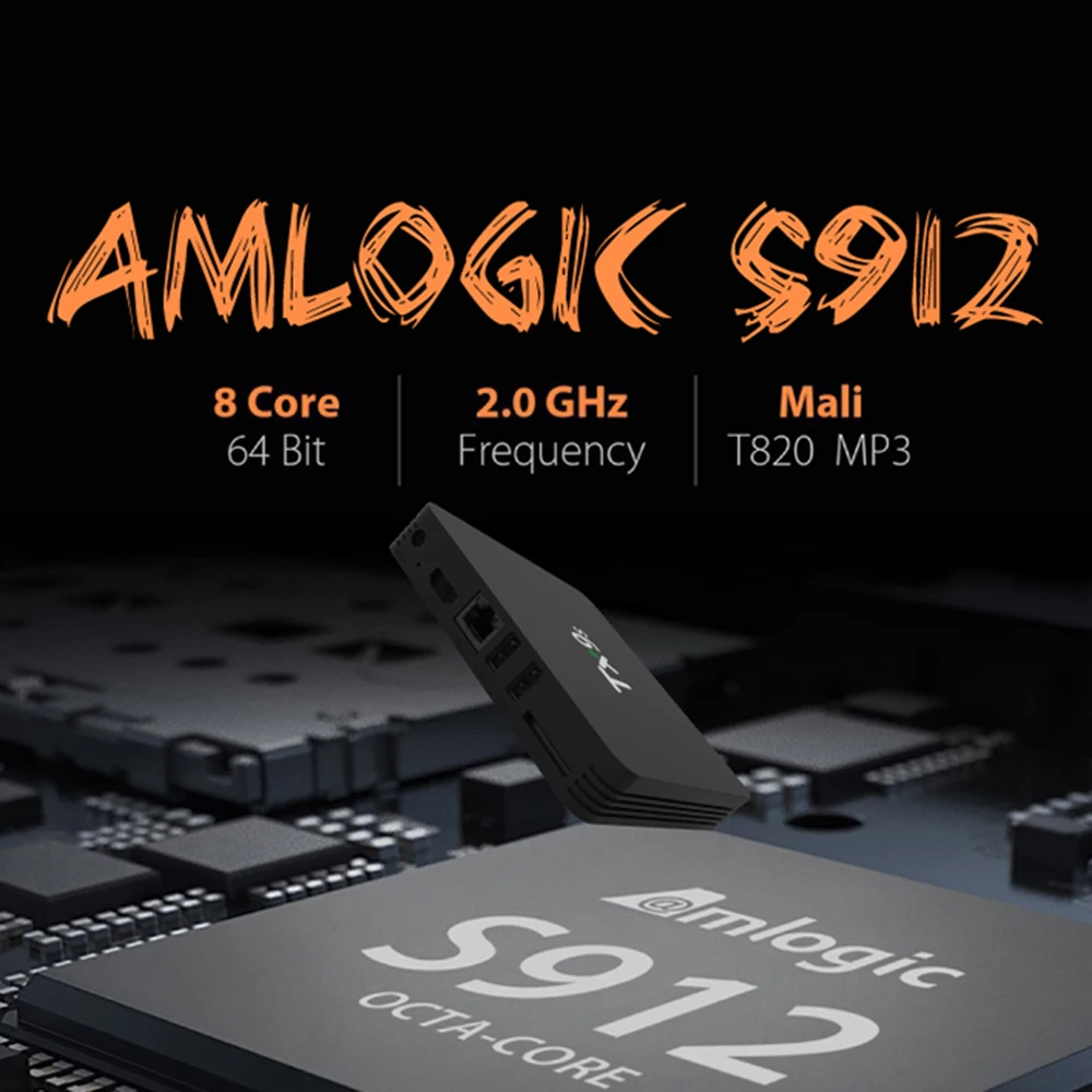TX9s Смарт ТВ приставка Amlogic S912 Восьмиядерный Android 7,1 ТВ приставка 2 Гб ОЗУ 8 Гб ПЗУ 2,4 ГГц Wifi 4K 1000M LAN медиаплеер телеприставка