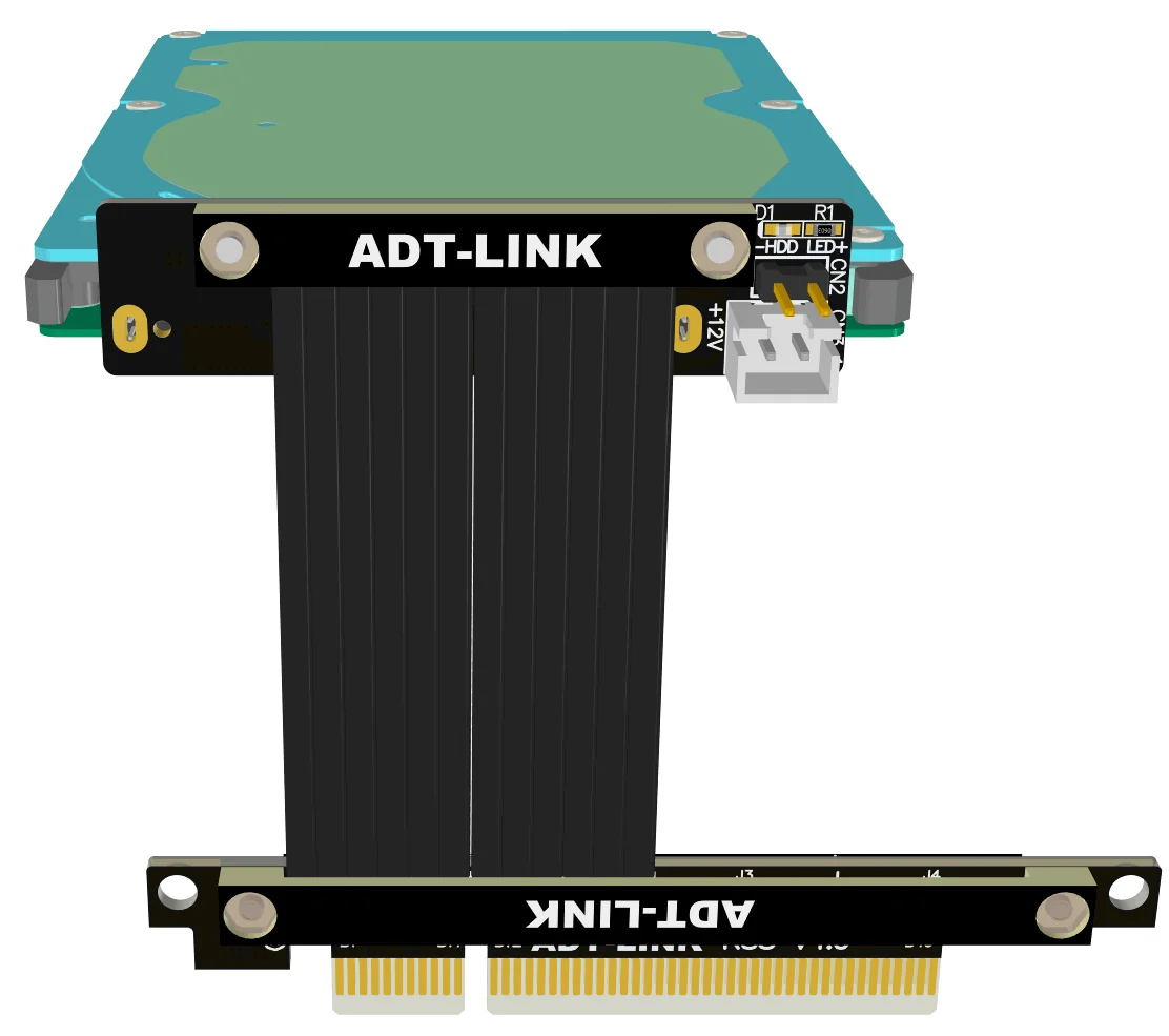 SFF-8639 nvme pcie cabo de transferência de