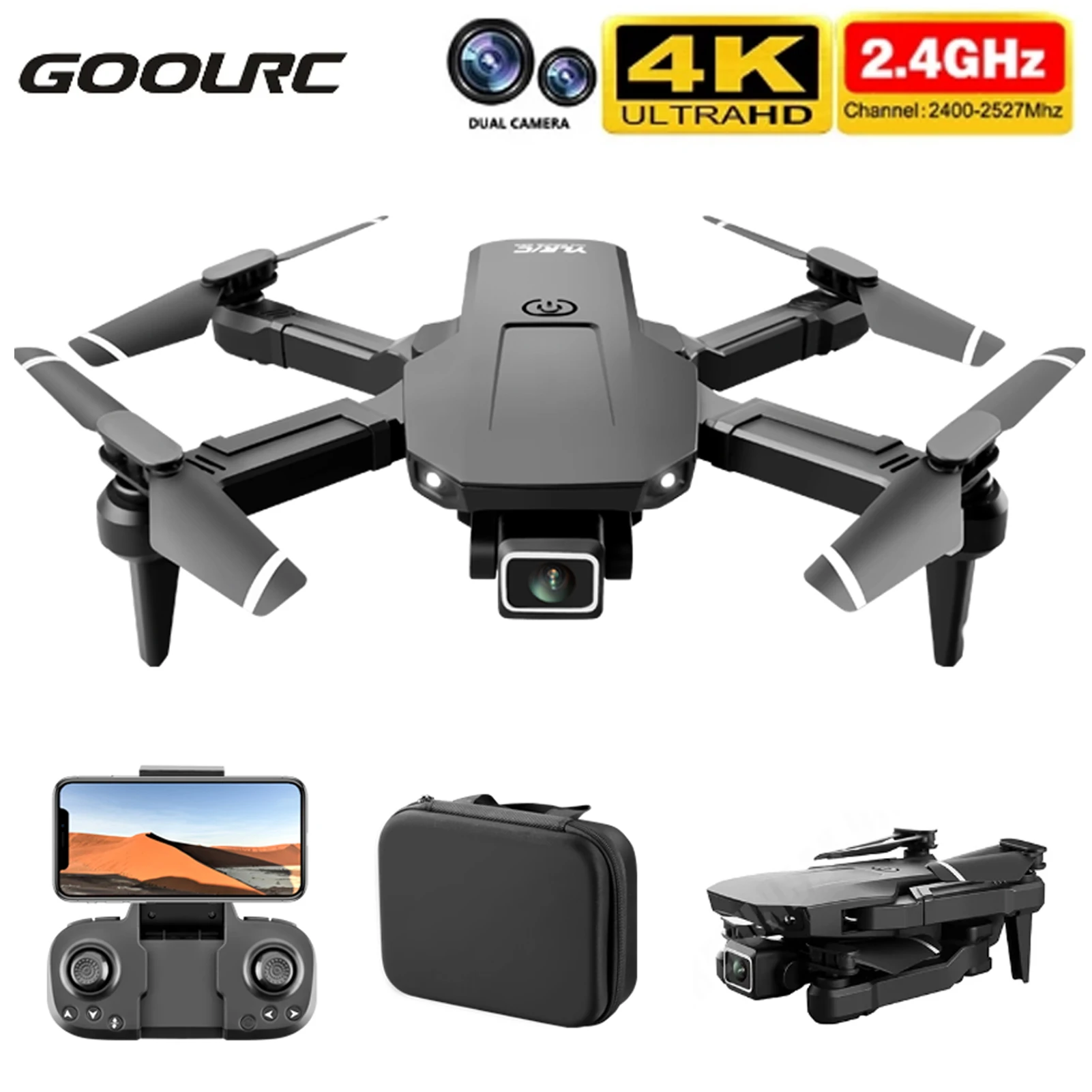 2021 S68 мини-Дрон с 4K HD широкоугольной двойной камерой Wifi Fpv высота удержания