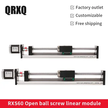 

Free shipping Ball screw linear module with motor with effective stroke of 500mm