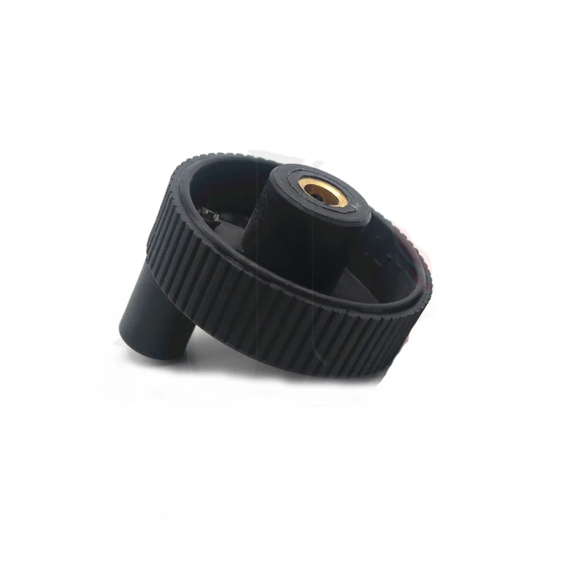 2pcs M6-M10 knurled hand screw nuts round bakelite adjustment big caliber knob handle nut black color 50mm-60mm head diameter |