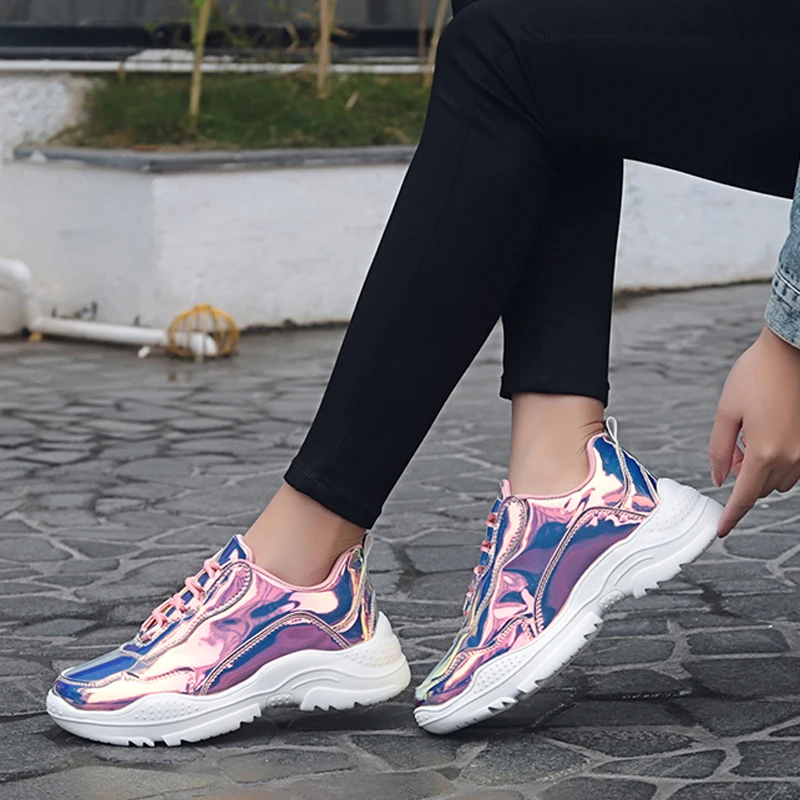 

Women Platform Shoes Woman Sneakers Flats Leisure Fashion Casual High Quality Trend Brand Shoes Tenis Feminino Zapatos De Mujer