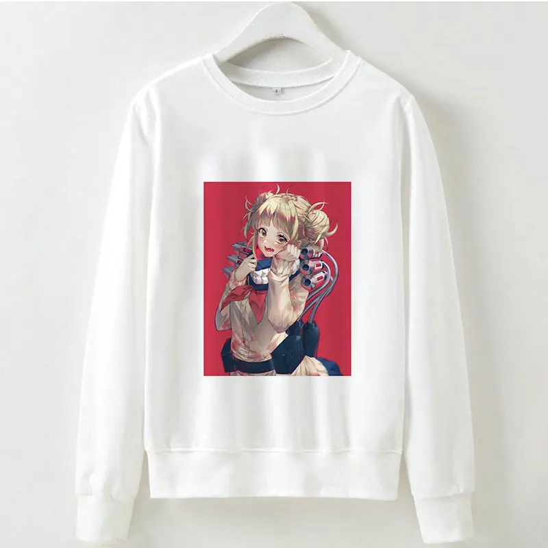 Toga Himiko толстовки Толстовка Осень Зима My Hero Academy аниме с длинными рукавами Kpop Vogue Harajuku Ahegao мультфильм печати женщин - Цвет: 2278
