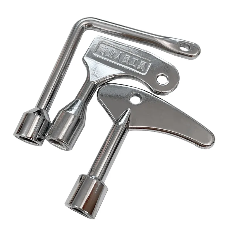 Key fit for Triangle lock Square lock Airfoil applied to train High-speed rail Elevator and Cabinet door Lock Key