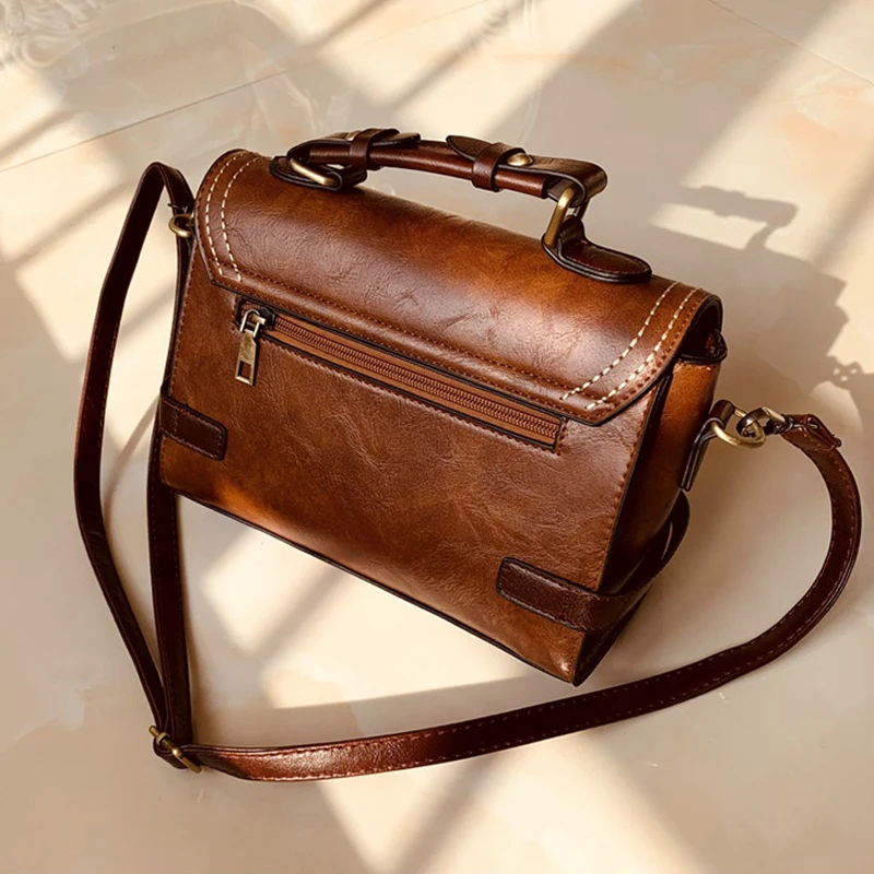 New Shell Lock Bags Fashion Vintage Famous Designer Bag Women Lady PU Leather Tote Shoulder Crossbody Bag Women's Handbags