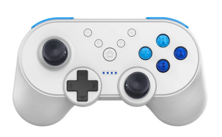 White Мини-Компактный беспроводной Bluetooth геймпад, игровой контроллер для Nintendo DOS, переключатель NS, игровой коврик, консоль с функцией NFC - Цвет: White