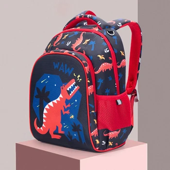 

High-Grade School Bags For Boys New Primary School Orthopedic Backpack Dinosaur Cat Bag For Girl Kids Satchel Knapsack Mochila