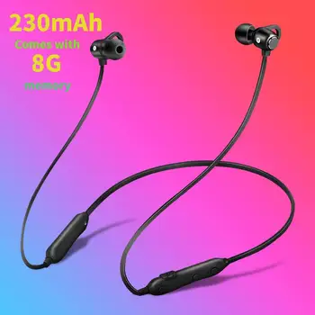 

Bluetooth 5.0 wireless sports Earphone hands free stereo Earphone with magnetic attraction waterproof for iPhone huawei xiaomi