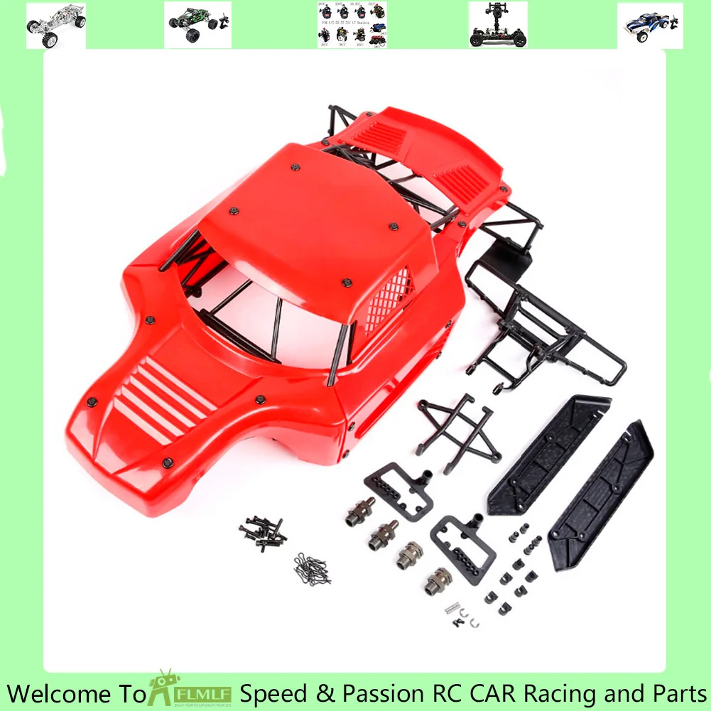 Car Body Shell with Roll Cage Kit Fit for 1/5 HPI ROFUN ROVAN KM BAJA 5T/5SC Modified WLT RC CAR PARTS | Игрушки и хобби