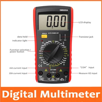 

Multimeter AC DC Digital Multimeter Professional Tester Meter capacitance Voltmeter Digital LCD Display 1999 counts Meter
