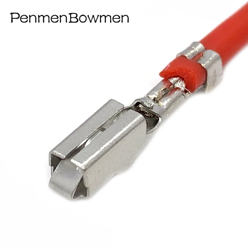 

2.8MM Way Auto Wire Splice Terminal Brass Crimp Loose For Fog Lamp Light Connector Xenon Plug With Cable DJ623-E2.8B