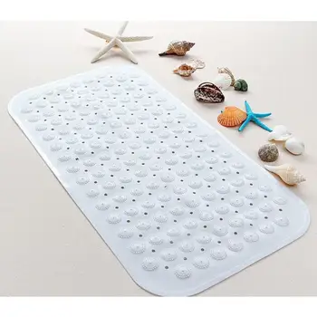 

Hot Strong Suction Anti Slip Bath Shower Mat Carpet Super Absorbent Massage Particles Foot Pad Bath Mat for Kitchen Bathroom
