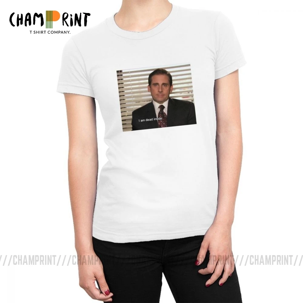 Women I Am Dead Inside Funny The Office T Shirts Michael Scott Tumblr Grunge T Shirt Harajuku Tee Shirt Tops Female Clothing T Shirts Aliexpress