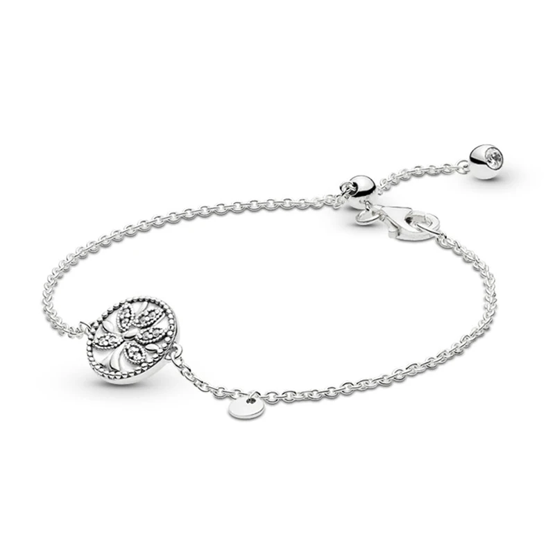Новинка 925 пробы серебряный браслет «Древо жизни» для самостоятельного изготовления европейских женских бусин, оригинальные модные ювелирные изделия для девушек, подарок