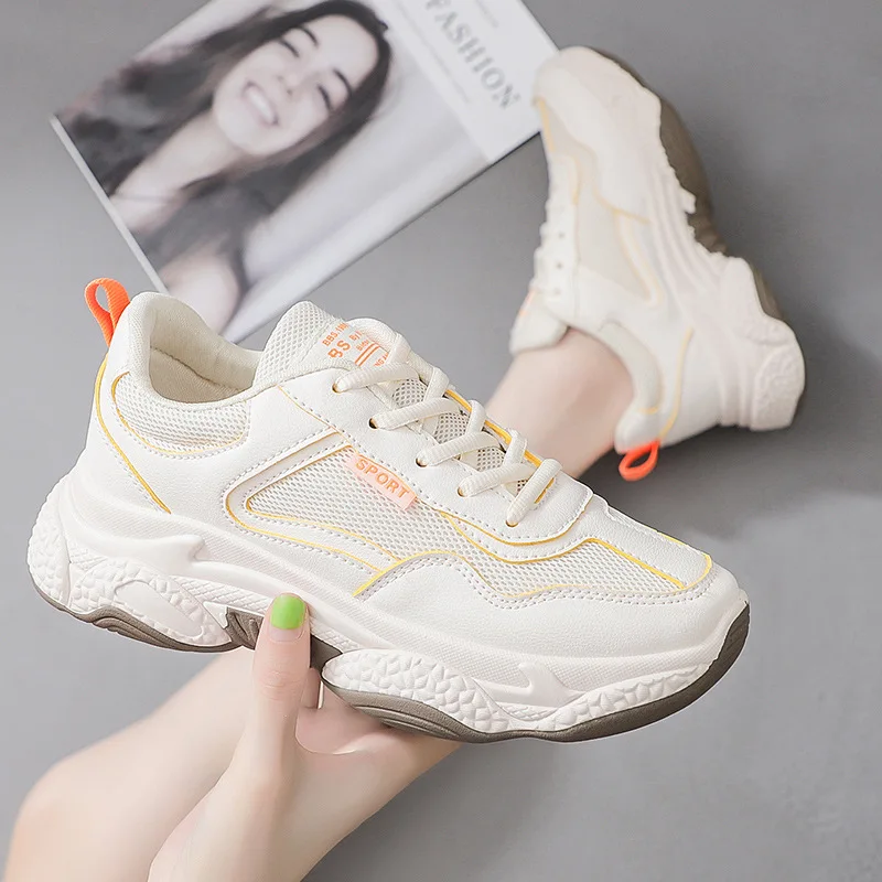 

Torre shoes female ins tide fall 2019 new web celebrity super thick bottom surface fire shoes breathable joker sneakers