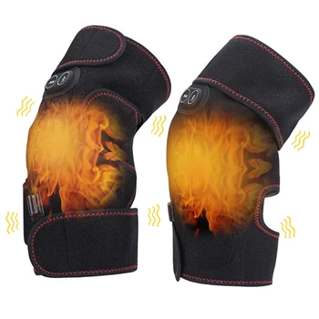 

Massage Electric Heating Pain Relief Knee Brace Adjustable Temperature Elder Adult Winter Warm Ergonomic Therapy Sleeve Sports