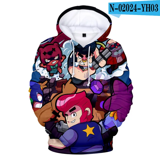 tz-726 3 To 12 Years Kids Hoodies Shooting Game 3D Printed Hoodie Sweatshirt boys girls Harajuku Cartoon Jacket Tops Teen Clothes - Цвет: tz-726