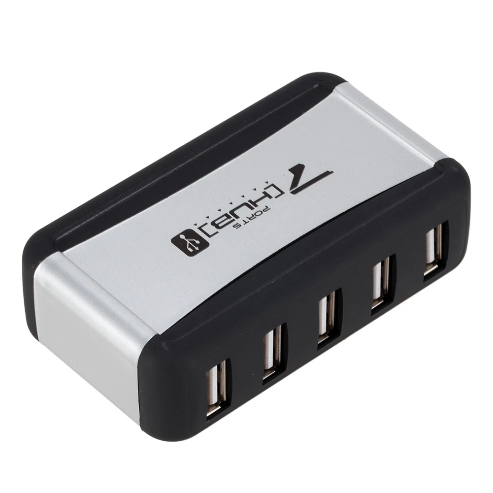 Разветвитель для ноутбука с 7 вертикальными портами usb-хаб USB 2 0 480 Мбит/с |