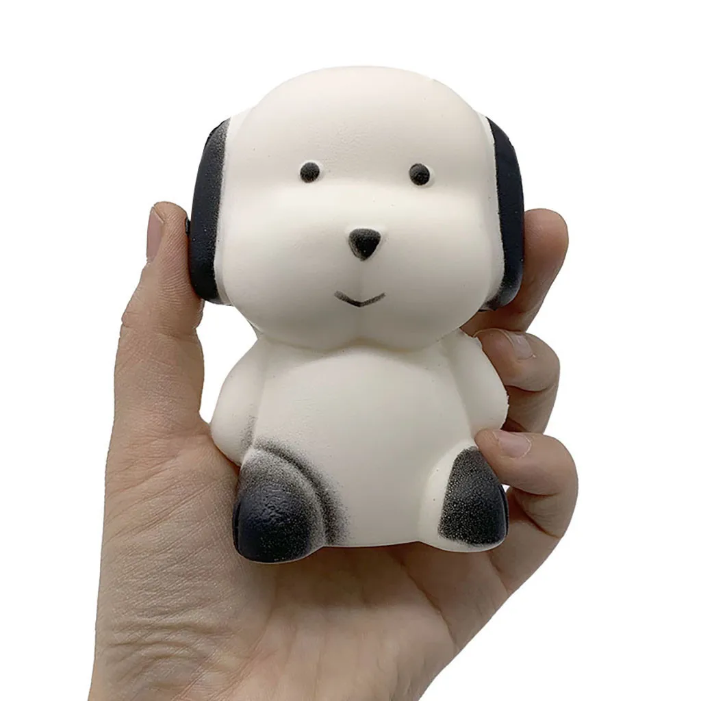 Кавайный мягкий милый белый Собака Мягкий ароматизированный Шарм коллекции медленно распрямляющийся мягкий игрушка для снятия стресса для Для детей Рождественский подарок