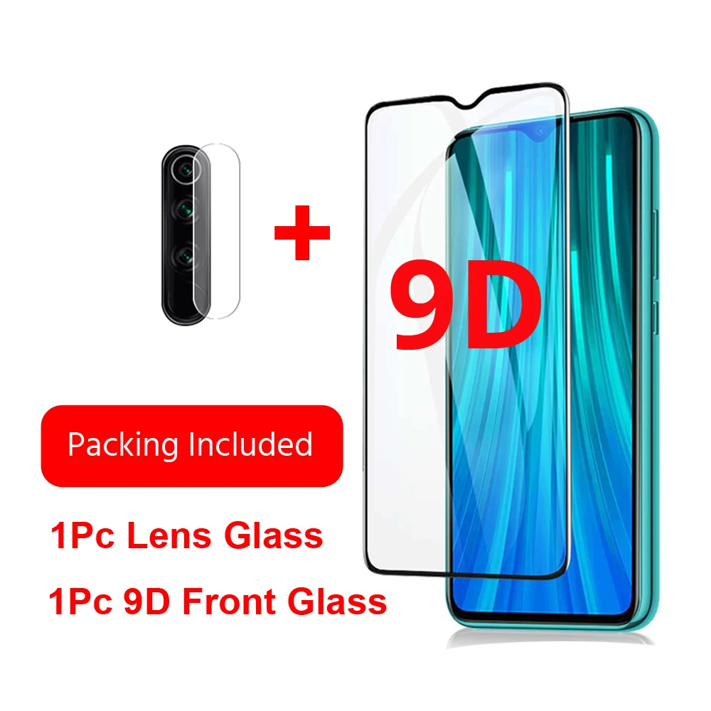 2 in 1 style 3 3 в 1 стекло для камеры Xiaomi Redmi Note 8 Pro закаленное стекло на Xiomi Redmi note 8 Note8 Pro 8T Защитная пленка для объектива - Цвет: 2 in 1 style 3