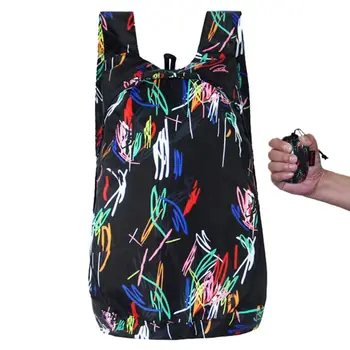 

Outdoor Packable Backpack Lightweight Wear-resistant Casual Polyester Fold Bag